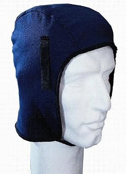 Helmet Liner Long Nape - sheep Lined - Moderate Cold - Navy - One Size Fits All