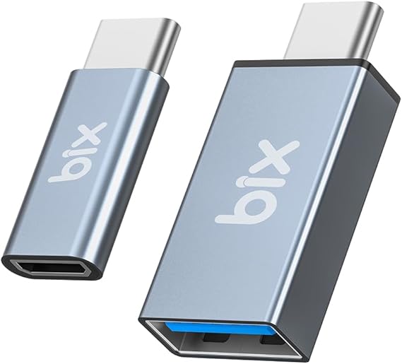 Bix ADP-04 2'si 1 Arada Type-C Micro USB ve USB Çevirici Dönüştürücü Adaptör