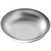 Miaosical 304 Stainless Steel Replacement Bowl for Automatic Cat Feeder,Fit for Single Feeder & Dual Feeder,Pet-Safe,Whisker Friendly Round Dish