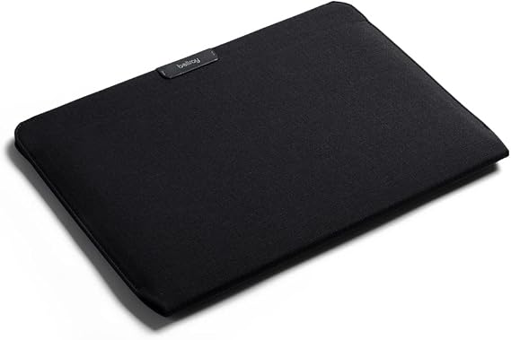 Bellroy Laptop Sleeve, 16-inch Protective Case, Compatible with MacBook - Black | Slim protective case with a magnetic closure that fits a 16-inch laptop or MacBook