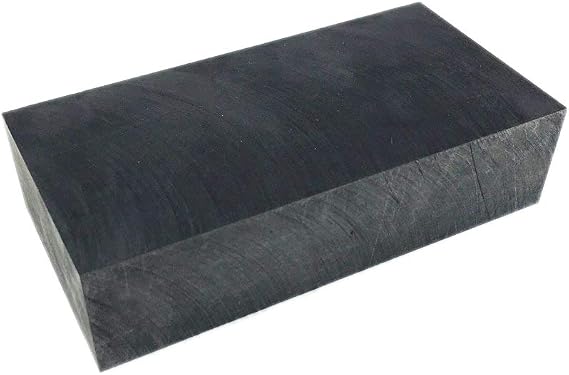 OTOOLWORLD 99.9% Purity Graphite Ingot Block EDM Graphite Plate Milling Surface (100MMx50MMx25MM)