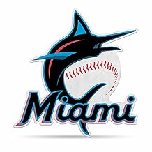 Rico Industries SSP6501: Marlins Shape Cut Primary Logo Pennant with Header Card