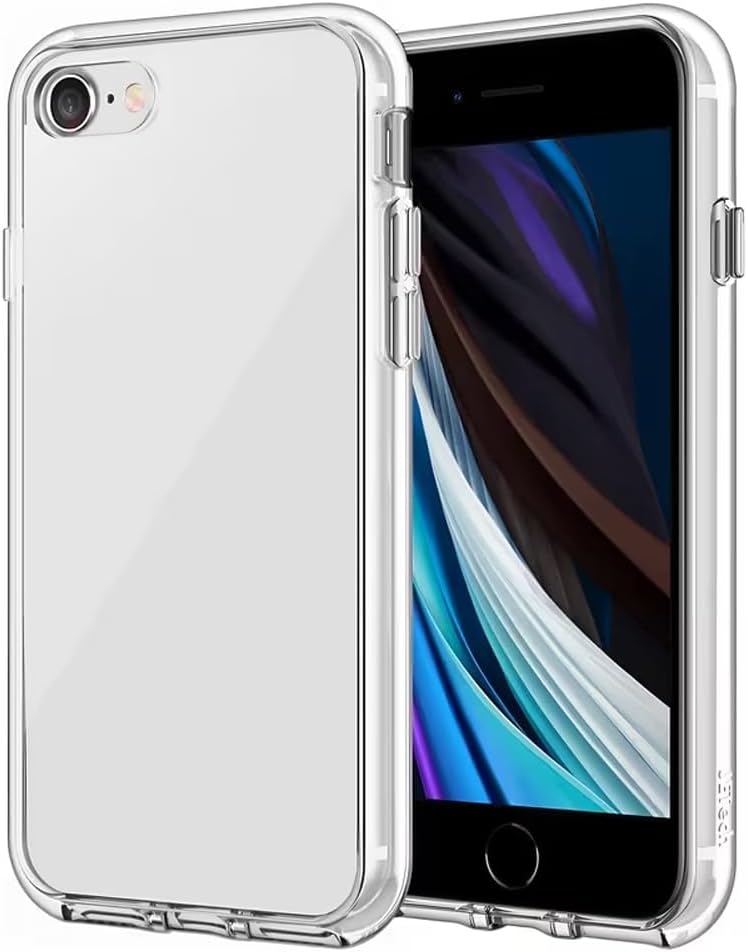 İPhone 7-8-SE İle Uyumlu Yüksek Kalite Özel Tasarım Şeffaf Telefon Kılıfı SZR01