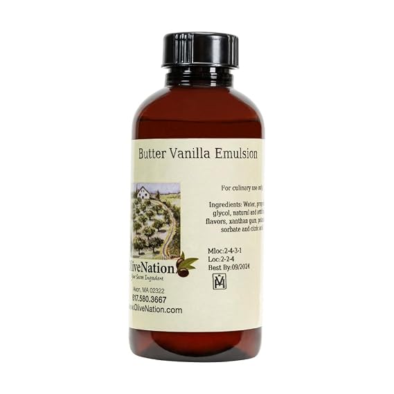 OliveNation Butter Vanilla Emulsion - 32 fl oz