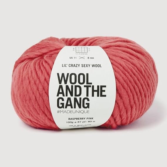 Wool and the Gang Lil Crazy Sexy Wool 243 Raspberry Pink