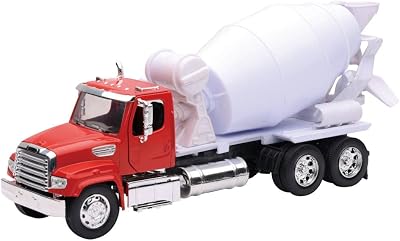 1:32 Scale Diecast Freightliner 114SD Cement Mixer Truck - Realistic Model for Collectors and Kids
