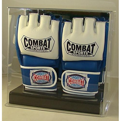 New Double Wall Mountable UFC MMA Fight Glove Display Case
