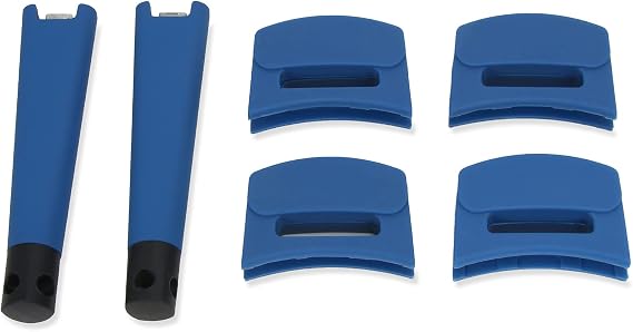 Noir 6pc Handle & Grip Set for Noir Cookware Collection, Royal Blue (ZSPCWHH49)