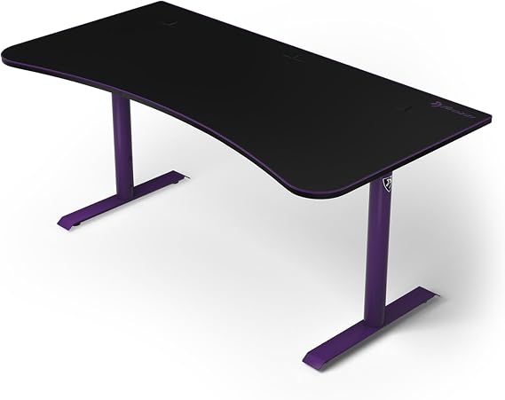 Arozzi Arena Ultrawide Curved Gaming Desk Purple