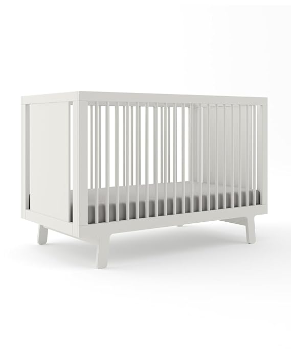 OEUF Sparrow Crib - White