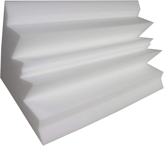 White Acoustic Foam Panels - Wedge Style Studio Foam Soundproofing Tiles - 12x12 Inch - Multiple Thicknesses (3 Inch Thick - 2 Pack)