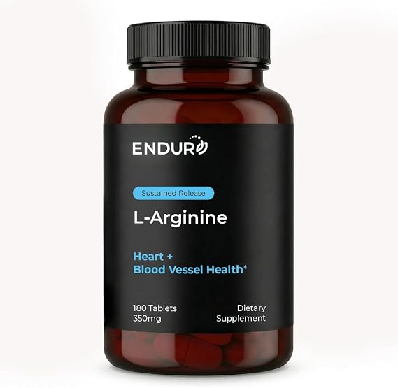 ENDUR L-Arginine 350mg, Sustained Release, 180 Tablets