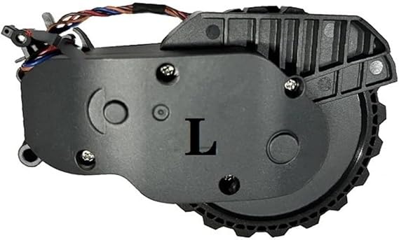 Vacuum Cleaner Drive Wheel Replacement Accessories (Left and Right Wheels are Optional). Comaptible for Roborock Q Revo / S7 Max Ultra(Black-Left Wheels)