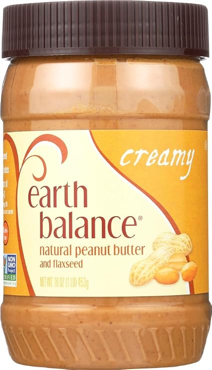 Earth Balance Creamy Peanut Butter, 16 Ounce -- 12 per case. by Earth Balance