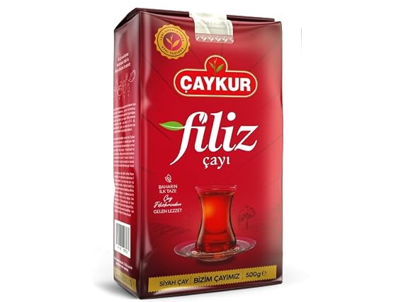 CAYKUR Filiz Black Tea, First Harvest Golden Tips, Loose Leaf Premium Tea, Best Flavor 500g / 17.6 Oz