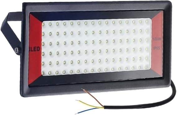 CAARLA Floodlight L+E+D Flood Light AC220V 100W IP65 Water.Proof Outdoor Floodlight Spotlight L+E+D Reflector Street Lamp Wall Flood Light Garden Light(220V-100W)