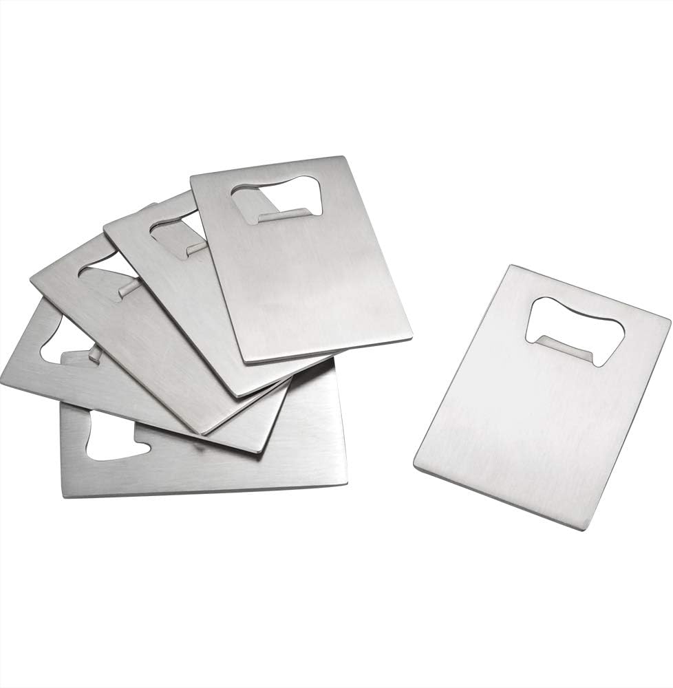 Wekioger Credit Card Bottle Opener for Your Wallet, 6 Packs