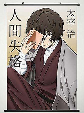 Ittoir Bungo Stray Dogs Wall Scroll Poster Fabric Painting for Anime Osamu Dazai L