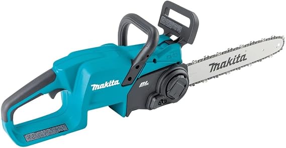 Makita XCU11Z 18V LXT Lithium-Ion Brushless Cordless 14" Chain Saw, Tool Only | Tool only, low-noise operation, 1520 FPM, tool-less tension adjustment, up to 73 cuts in 4x4 cedar