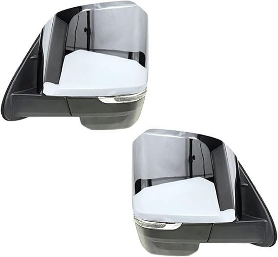 Car Side Rearview Mirror Assy,Compatible For Toyota Hiace 2019 2020 Auto With LED Turn Signal Electric Folding Mirror Assembly(Left+right)