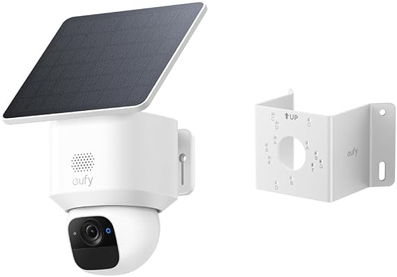 Anker Eufy SoloCam E30 Outdoor Security Camera + Wall Corner Mounting Hardware