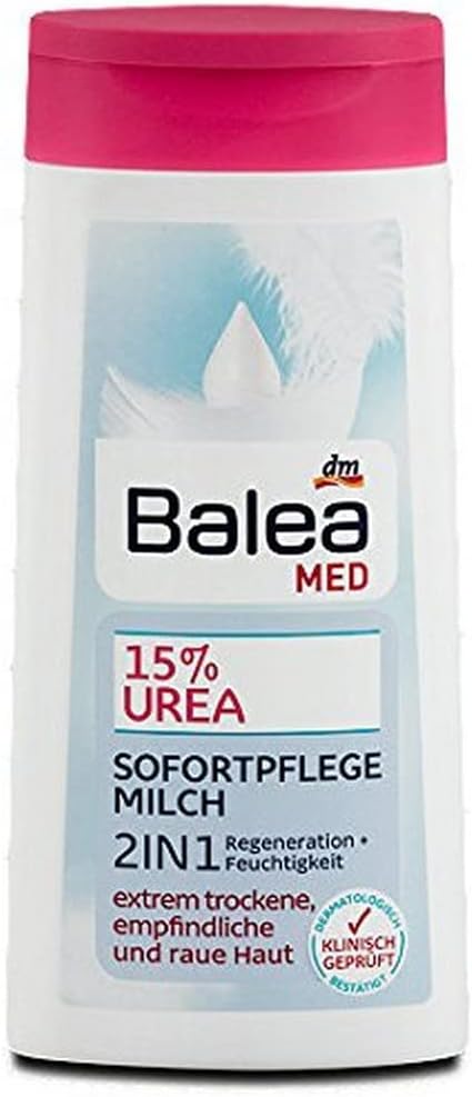 Balea Med 15% Urea Instant Care Milk 2-in-1, 250 ml