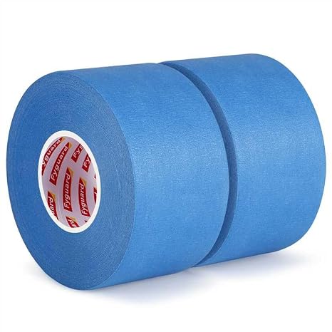 2 Rolls Blue Painters Tape 48mm x 50m, Easy Remove Masking Tape