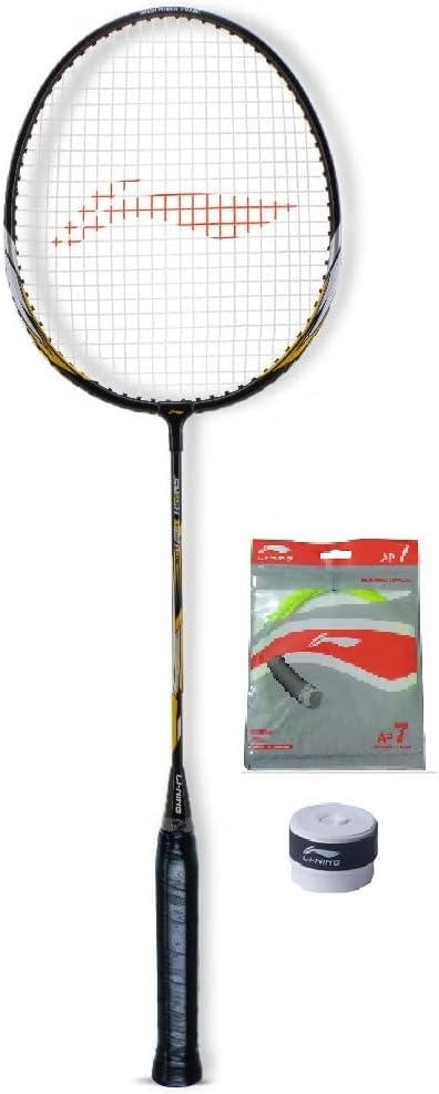 Li-Ning XP-70-IV Badminton Rackets Combo AP 7 Orange & GP 20 Blue