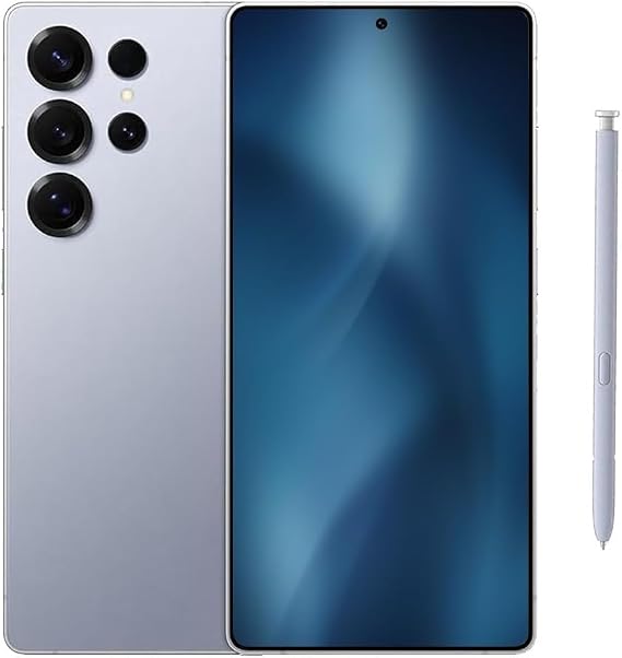SAMSUNG Galaxy S25 Ultra SM-S938B/DS 512GB 12GB RAM AI Smartphone, Factory Unlocked, Global Model - Titanium Silverblue
