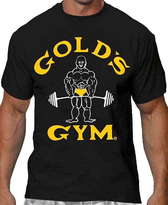 Gold's Gym Basic T-Shirt - Official Licensed - BT-2 (M, Black)