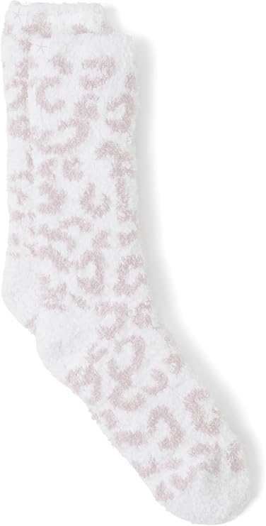 Barefoot Dreams CozyChic Barefoot in the Wild Fuzzy Socks for Women, Ultra Soft Plush Microfiber, Warm & Cozy