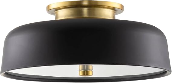 Kira Home Gianna 12" Modern Semi Flush Mount Ceiling Light for Hallway