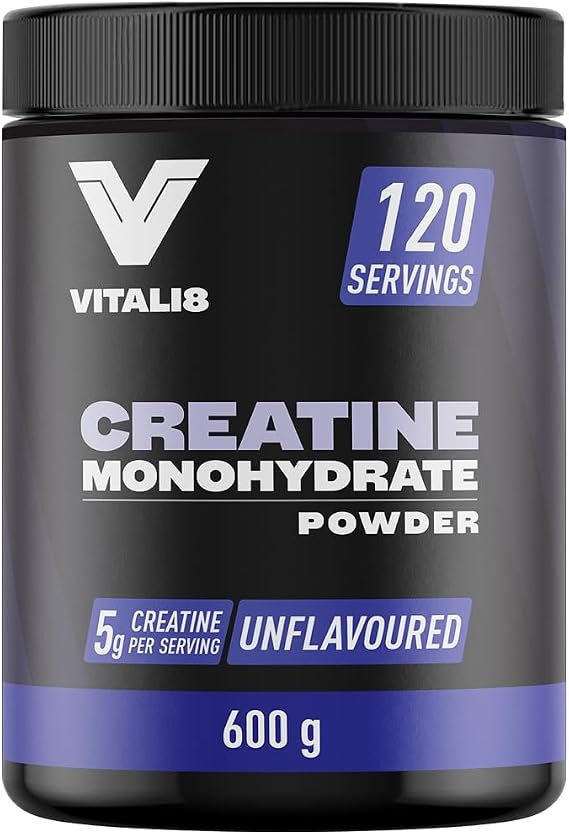 Creatine Monohydrate Powder 600g | 120 Servings | Pure Micronised Creatine | Unflavoured, Easy to Mix | High Strength Creatine Supplement for Performance, Recovery & Energy Support
