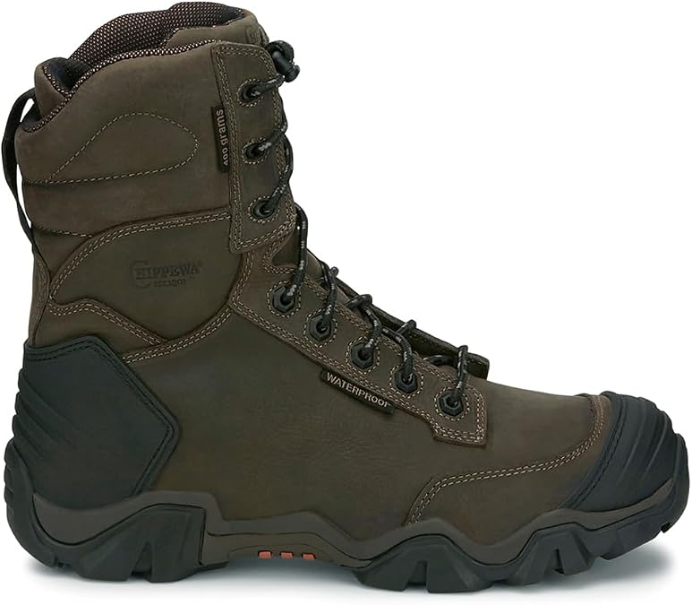 Chippewa Men's Cross Terrain Waterproof Hiking Boot Nano Composite Toe - AE5014 8.5 EE US Grey