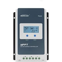 Epever Mppt ソーラー充電コントローラー 40a 自動 最大太陽光発電 入力電圧 100v 負の接地トレーサー 4210an Lcdディスプレイ付き ゲル密封浸水鉛蓄電池用