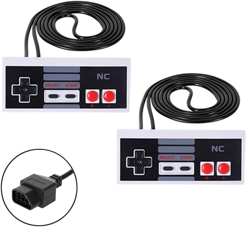Nes クラシック Nes コントローラー Nes 8ビットエンターテイメントシステムコンソールコントロールパッド 2個