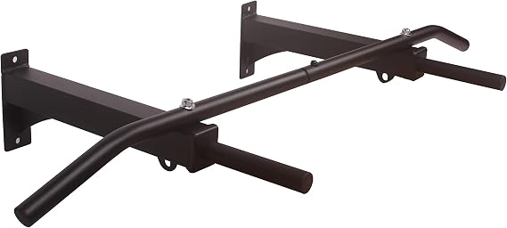 Chin-Up Pull Up Bar Heavy Duty Wall Mounted Home Fitness Gym Upper Body Training