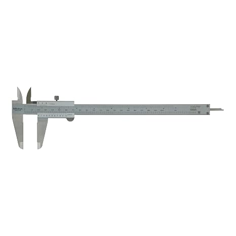 Mitutoyo 530-114 Vernier Caliper, Stainless Steel, Inch/Metric, 0-8" Range, +/-0.002" Accuracy, 0.0078" Resolution