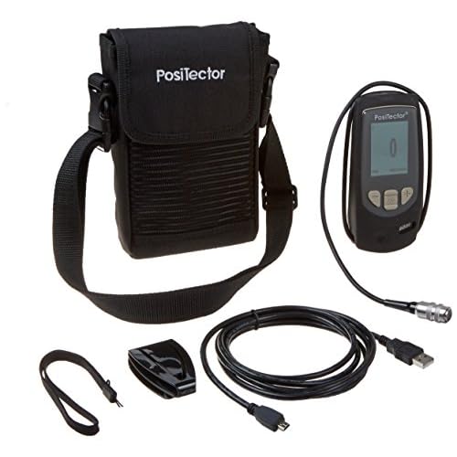 Defelsko FS1-E PosiTector 6000 Standard Electronic Coating Thickness Gage with Regular Separate Probe for Ferrous Metals, 0-60 mils Range