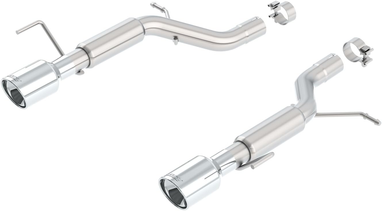 BORLA 11844 Axle-Back System for 2013-2015 Cadillac ATS 2.0L 4 Cyl. AutomaticManual Transmission Rear Wheel Drive 4 Door. 2014-2015 ONLY Fits Vehicles Equipped With Muffler With Two Inlet Pipes