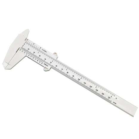 150mm Vernier Calliper Gauge, Plastic Calipers Measuring Tool 1pc