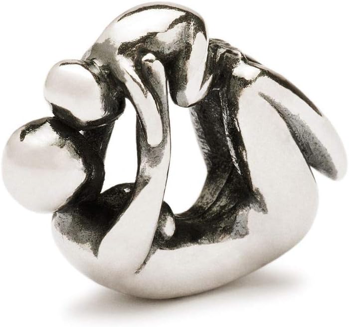 TROLLBEADS Maternity Bead - Symbol of Motherhood Charm | Authentic Brand Charm | Silver 925 | Protection Collection | Designed by Magdalena Jedrzejczak-Nalazek