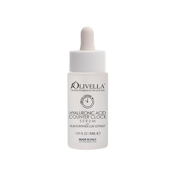 Olivella Counter Clock Hyaluronic Face Serum 1.01 Oz