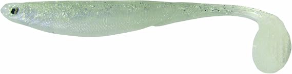 Optimum 4-Inch Opti Shad Soft Swimbait, Ghost Shad Finish