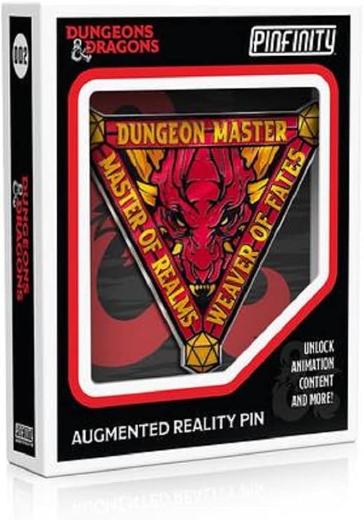 PFDD002 Dragons-Dungeon Master Augmented Reality Pin