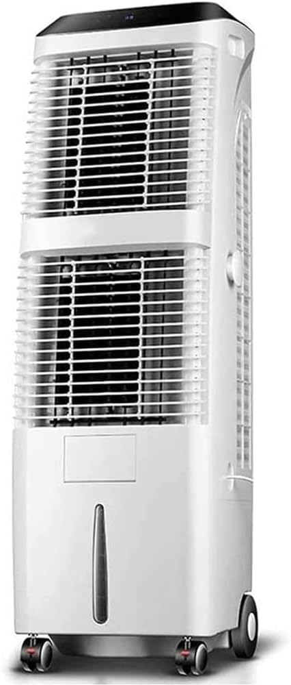 Home Large Space Air Cooler, 30L Water Tank Evaporative Cooling Fan Regulator, Remote Control, Oscillation for Home Bedroom