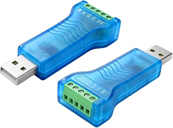 USB to RS485 Adapter FT232RL Fast Communication TX RX Support modbus Industrial RS485 Converter A+ B- VCC GND with Windows 10 8 7 MacOS Linux