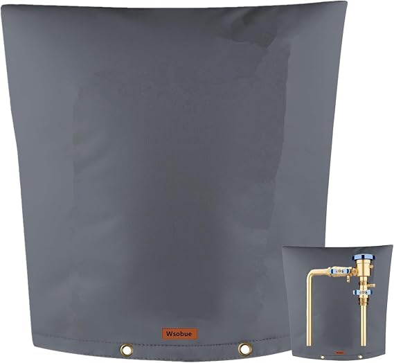 Backflow Preventer Insulation Cover,Outdoor Pipe Insulation Cover Sprinkler Covers for Outside, Back Fow Blanket Protects from Severe Snow and Intense Sun
