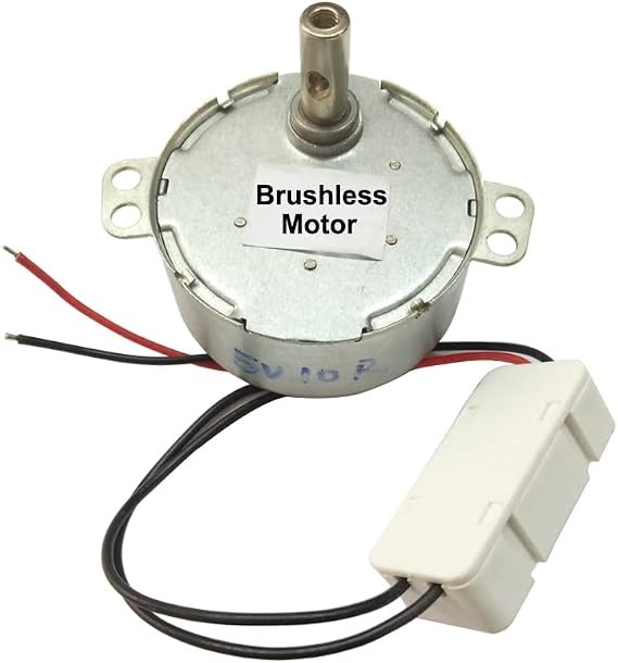 Davitu DC Motor - 5V/6V/9V/12V/24V Micro Brushless DC Synchronous Motor 4W Low RPM 0.9-60RPM 50Hz BLDC In DC Motor For Fan Microwave Oven Motor - (Speed(RPM): 10 rpm, Voltage(V): DC 6V)