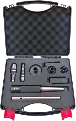 tapping, reaming and threading die holder set for lathe tailstock MT1